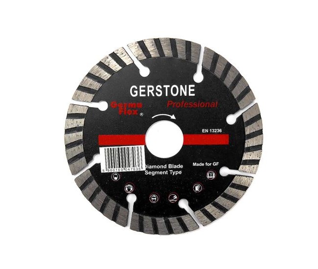 Disc diamantat segmentat 115 mm, GERSTONE