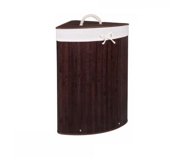 Cos rufe de colt, bambus, maro, 73 L, 47x60 cm, Springos