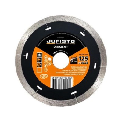 Disc diamantat continuu subtire, 125x1.4 mm, Jufisto