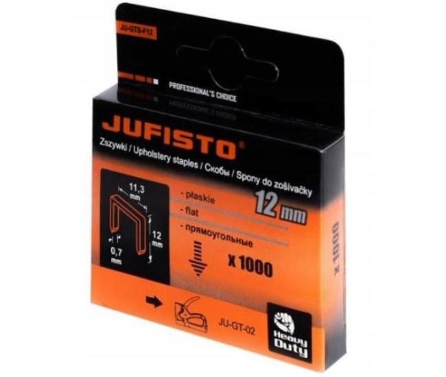 Capse tip J/53, 12 mm, 1000 buc, Jufisto