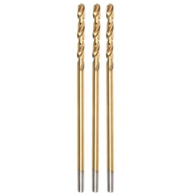 Burghiu pentru metal, nitrura de titan, 3 buc, 1 mm, Jufisto