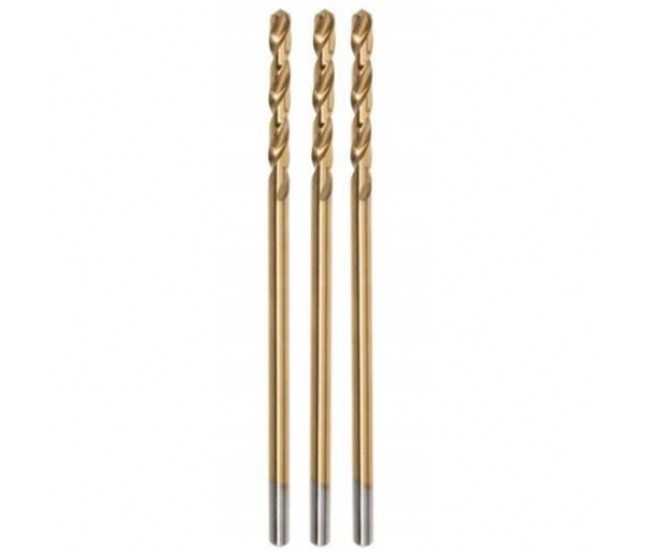 Burghiu pentru metal, nitrura de titan, 3 buc, 1.5 mm, Jufisto