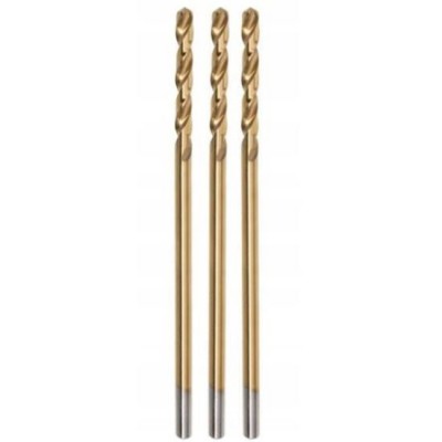 Burghiu pentru metal, nitrura de titan, 3 buc, 2 mm, Jufisto