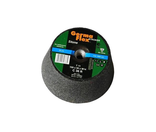 Piatra polizat tip oala, CT11, P16, 100x50 mm, Germa Flex