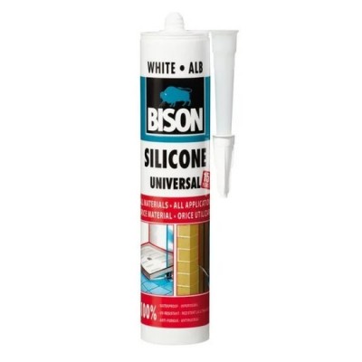 Silicon universal Bison alb 280 ml