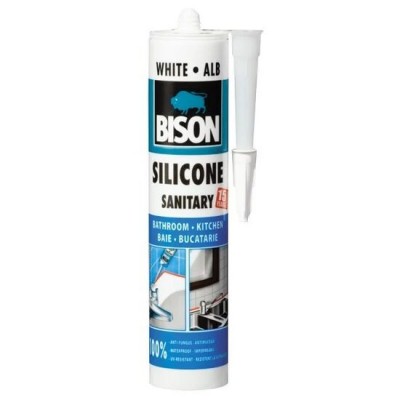 Silicon sanitar Bison alb 280 ml