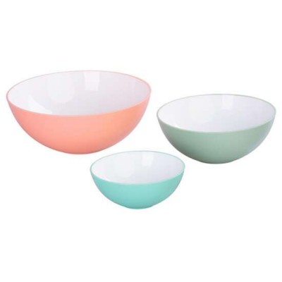 Boluri salata, plastic, set 3 buc,  0.6/1.5/3 L, MagicHome