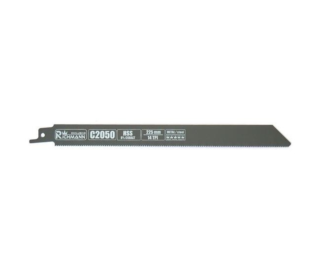 Panza, lama, fierastrau tip sabie, pentru metal, HSS-Cobalt, 14 TPI, set 5 buc, 225 mm, Richmann