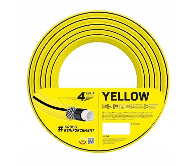 Furtun gradina, Cellfast Yellow, 4 straturi, 3/4'', 20 m