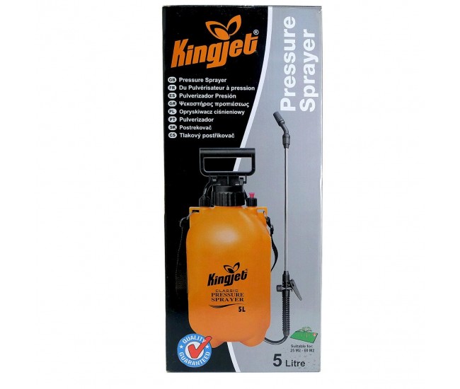 Pulverizator gradina, pompa de stropit, vermorel, manual, pentru umar, 5 L, Kingjet