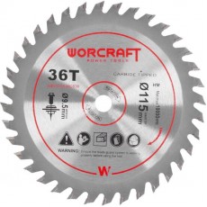 Disc circular pentru fierastrau 114784, 36 dinti, 115 mm, Worcraft