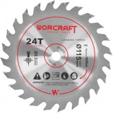 Disc circular pentru fierastrau 114784, 24 dinti, 115 mm, Worcraft