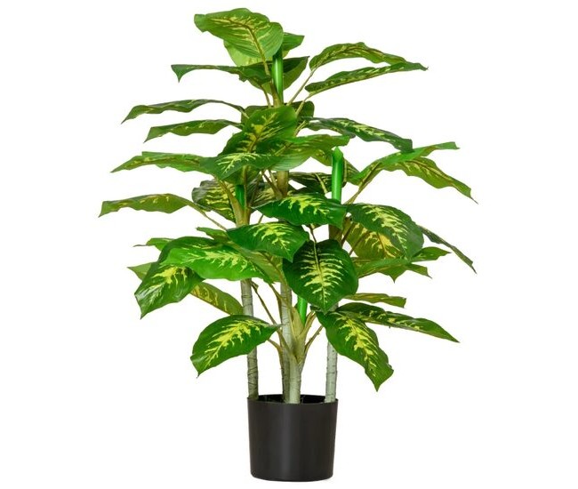 Planta artificiala cu ghiveci, verde, 95 cm