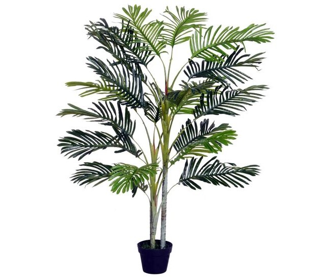 Planta artificiala, palmier cu ghiveci, verde, 150 cm