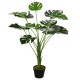 Planta artificiala, monstera cu ghiveci, verde, 85 cm