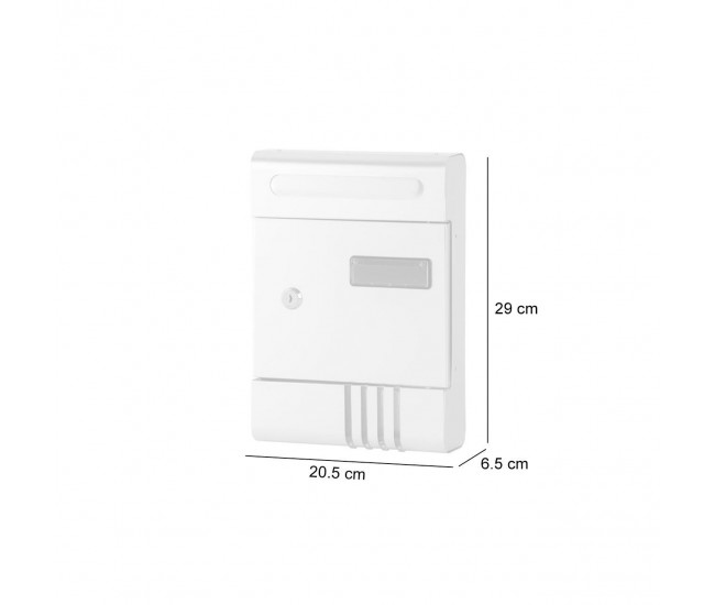 Cutie postala, aluminiu anodizat, 290x205x65 mm