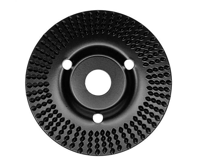 Disc circular slefuit, modelat, raspel, pentru lemn, plastic, cauciuc, beton celular, gradatie II, 125x22.2 mm, Dedra