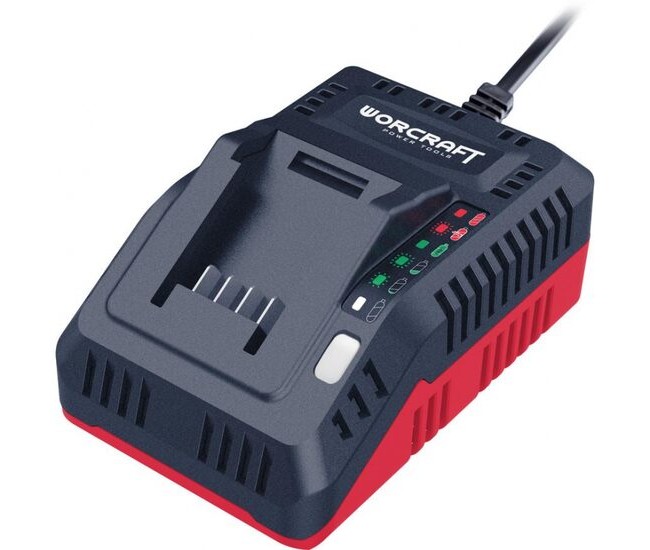 Incarcator acumulator, rapid, Worcraft, 20 V, 6 Ah