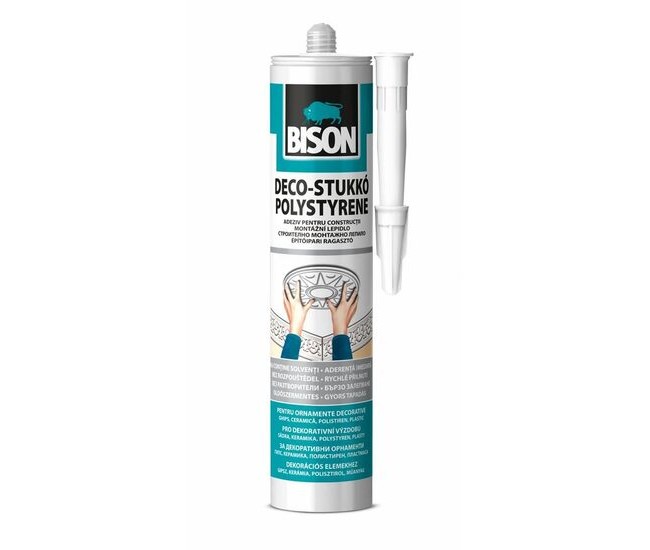 Adeziv pentru polistiren BISON Deco-Stukko Polystyrene, 470g