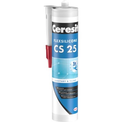 Silicon Sanitar Ceresit CS 25 interior, antracit, 280 ml