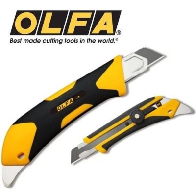 Cutter 18mm bocaj liniar OLFA (Comfort Grip x-Design) L5-Al/LFB