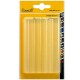 Baton silicon pentru pistol lipit, transparent, 6 buc, 11x100 mm