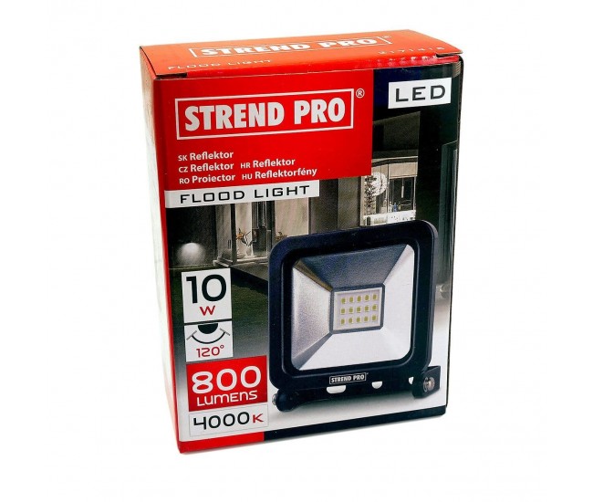 Proiector lucru, LED, 10 W, 800 lm, IP65, Strend Pro