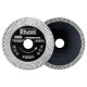 Disc diamantat turbo subtire, dublu segmentat, placi ceramice, taiere umeda si uscata, 125x22.23x1.3 mm, Richmann Exclusive