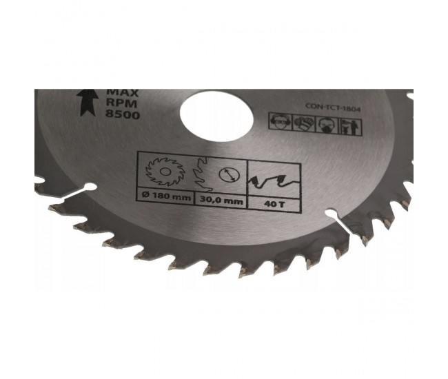 Disc circular vidia, 40 dinti, 180 mm, Drel