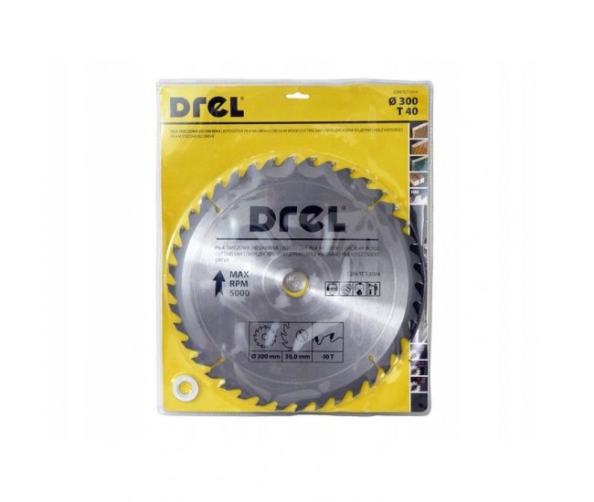 Disc circular vidia, 40 dinti, 300 mm, Drel