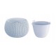 Ghiveci decorativ pentru flori, rotund, albastru, 29x19.5 cm, Splofy Bowl