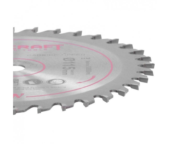 Disc circular pentru fierastrau 114784, 36 dinti, 115 mm, Worcraft