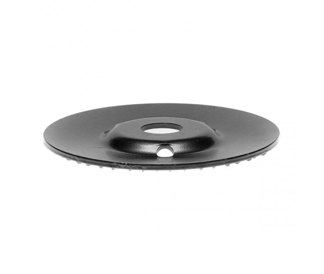 Disc circular slefuit, modelat, raspel, pentru lemn, plastic, cauciuc, beton celular, gradatie II, 125x22.2 mm, Dedra