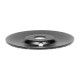 Disc circular slefuit, modelat, raspel, pentru lemn, plastic, cauciuc, beton celular, gradatie II, 125x22.2 mm, Dedra