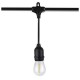 Ghirlanda tip sirag de becuri, LED, 220-240V, IP44, 4 cm, 10 m 