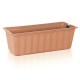 Jardiniera pentru flori cu sistem irigatie, 11 L, 60x18x14 cm, maro, Prosperplast