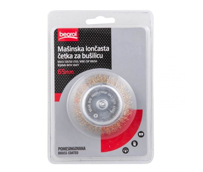 Perie sarma alama, circulara, cu tija, 63 mm, Beorol