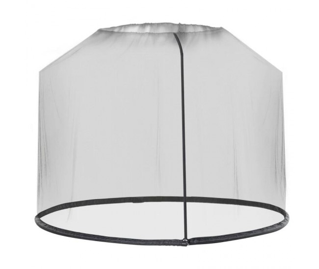 Plasa tantari, muste si alte insecte, pentru umbrela de gradina, material Oxford, negru, 300x230 cm