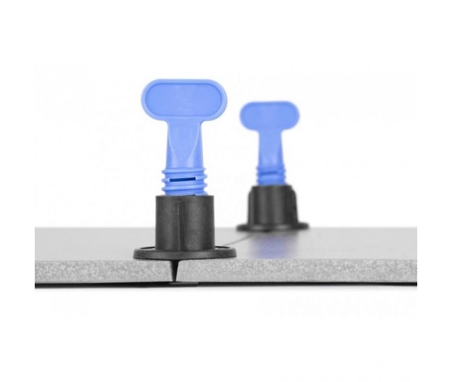 Set tije tip T, pentru nivelare si aliniere a placilor ceramice, 50 buc, 10 mm