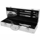 Ustensile pentru barbecue, grill, gratar, inox, cu geanta, set 12 piese, Strend Pro Grill