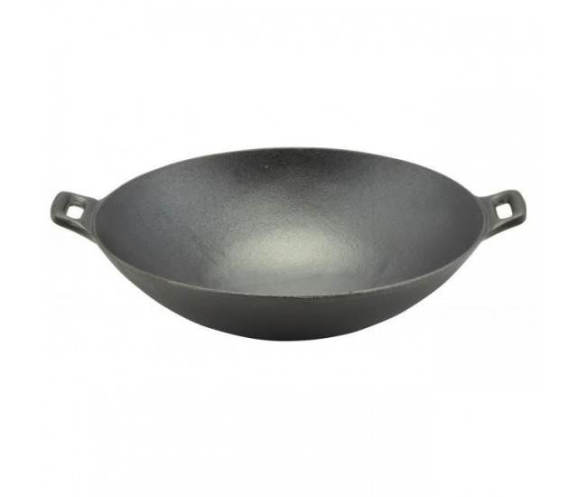 Vas de fonta tip Wok, 37x10 cm, Perfect Home 