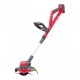 Motocoasa, trimmer, pentru tuns iarba, Worcraft, electric, cu acumulator, incarcator 20V Li-ion, maner telescopic, 24 cm