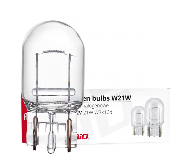 Set 10 becuri cu halogen T20, W21W, W3x16d, 12V