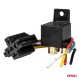 Releu auto cu 5 pini, 12V, 40A + Mufa releu cu cabluri