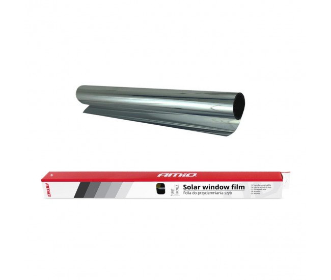 Folie tip oglinda pentru geamuri Silver 0.75x3m(15%)