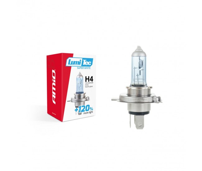 Bec halogen H4 12V 60 / 55W LumiTec SuperWhite + 120%