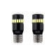 Set becuri auto cu LED CANBUS compatibil T10 W5W 19 SMD Alb 12V, destinat competitiilor auto sau off-road