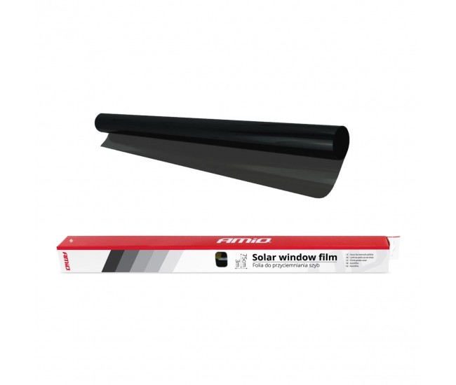 Folie fumurie pentru geamuri Super Dark Black 0.75  x 3m (5%)