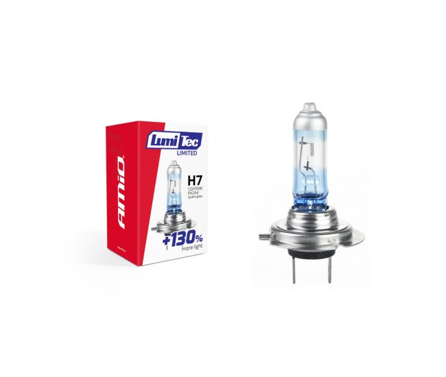 Bec halogen H7 12V 55W LumiTec LIMITED + 130%