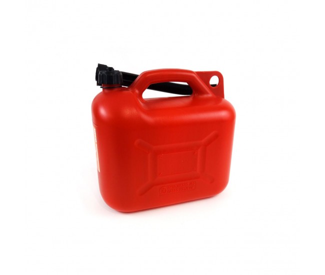 Canistra din plastic pentru combustibil rosie 10L